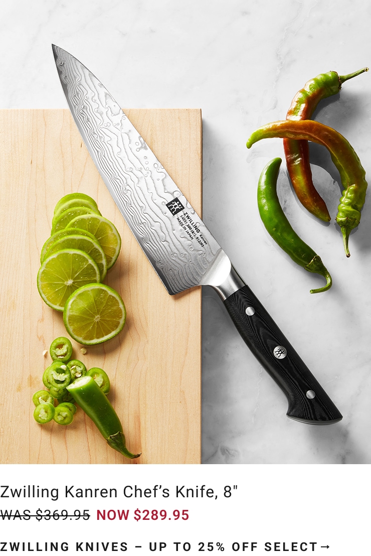Zwilling Knives - Up to 25% Off Select