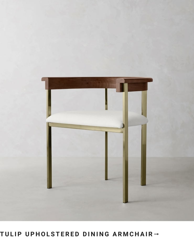 Tulip Upholstered Dining Armchair Tulip Upholstered Dining Armchair