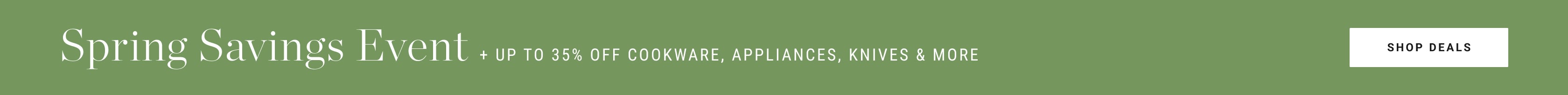 Spring Savings Event Spring Savings Event