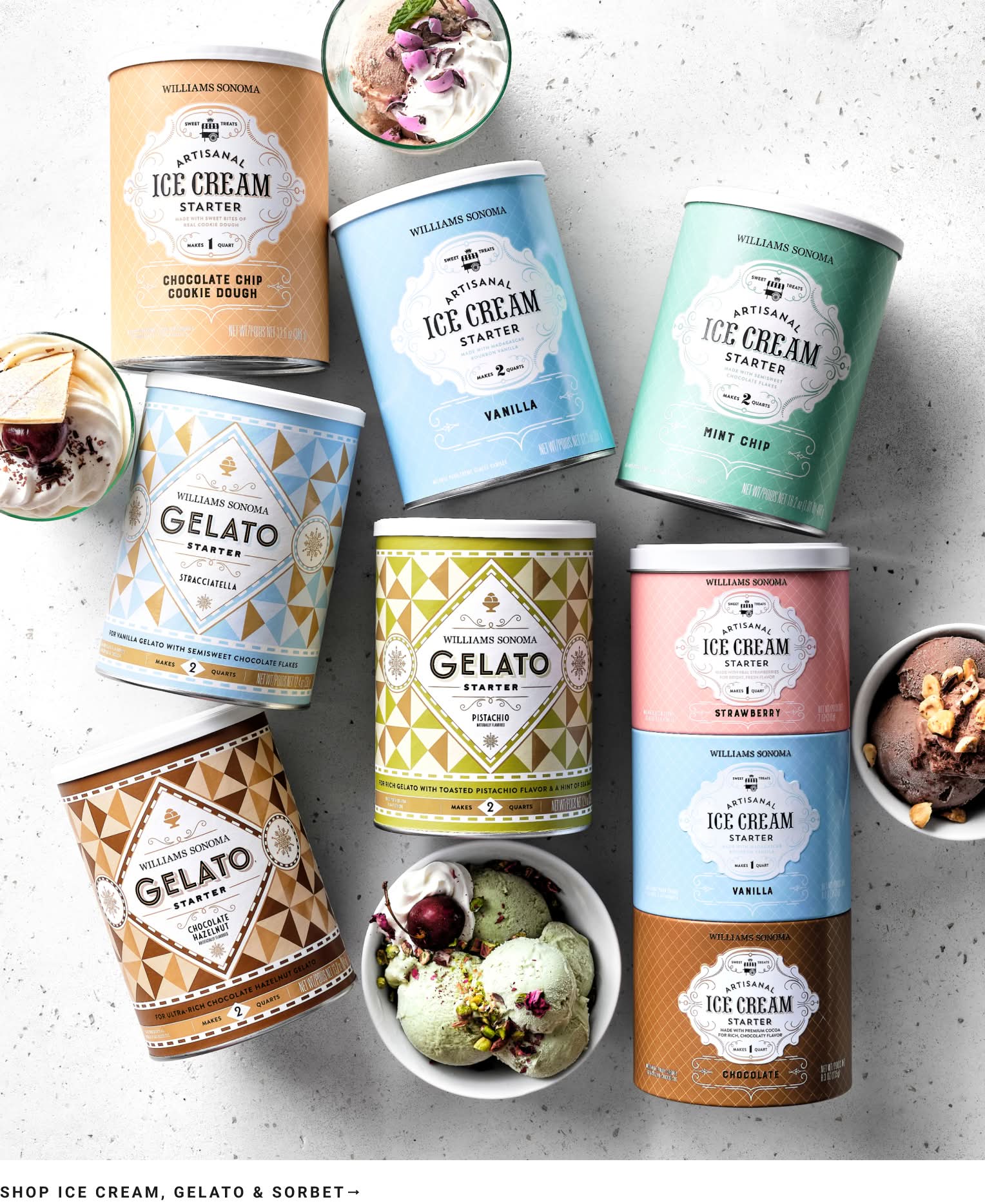 Shop Ice Ceam, Gelato & Sorbet