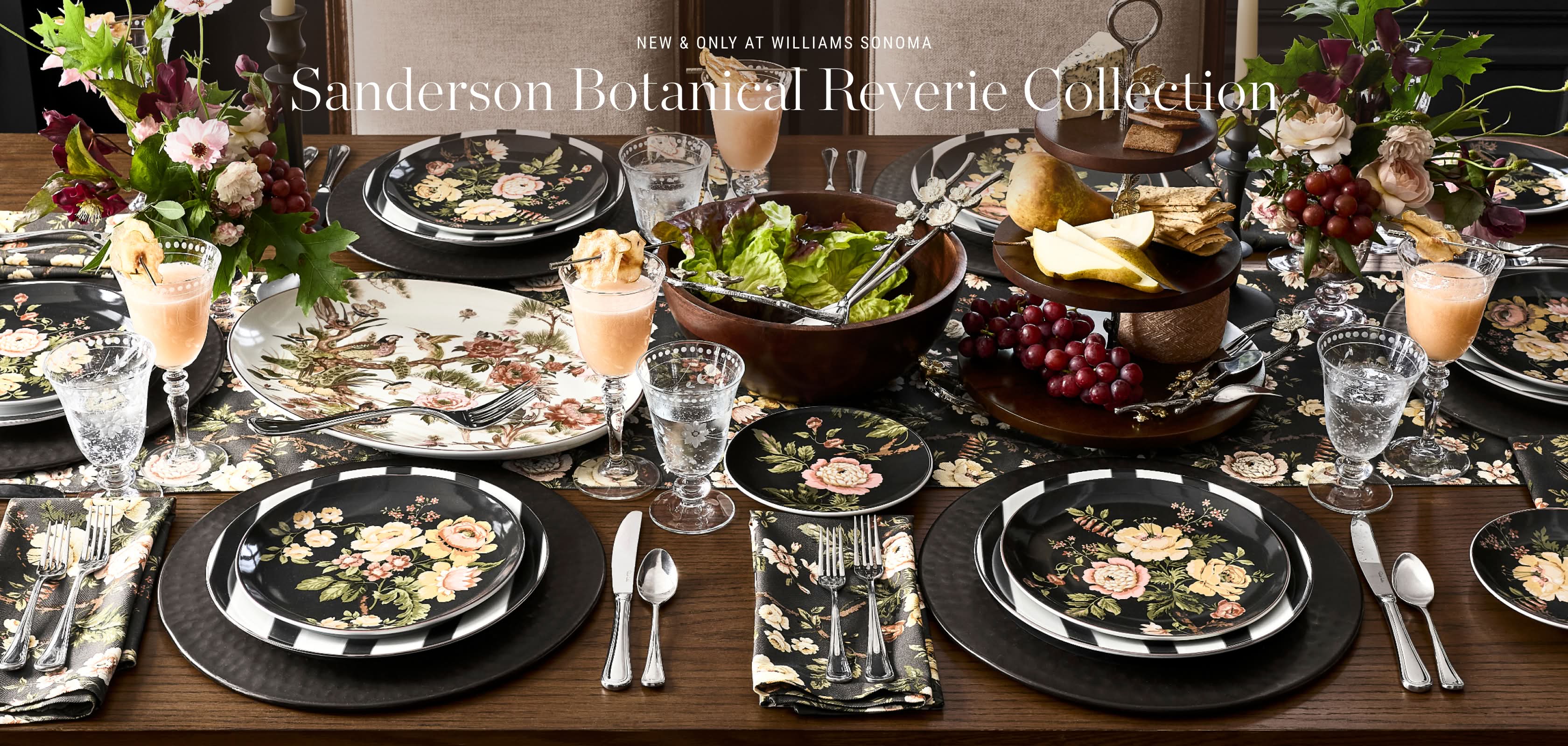 Sanderson Botanical Reverie Dinnerware Collection