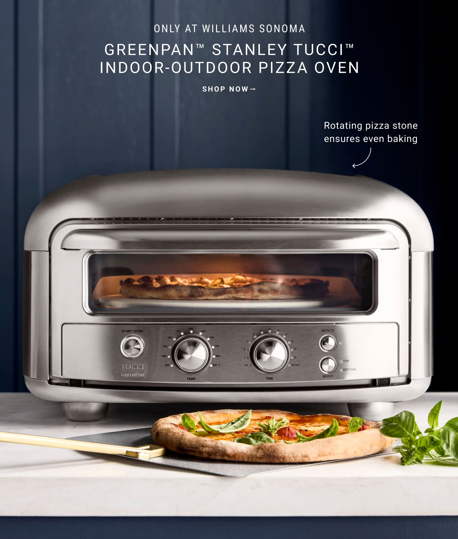 GreenPan™ Stanley Tucci™ Indoor-Outdoor Pizza Oven