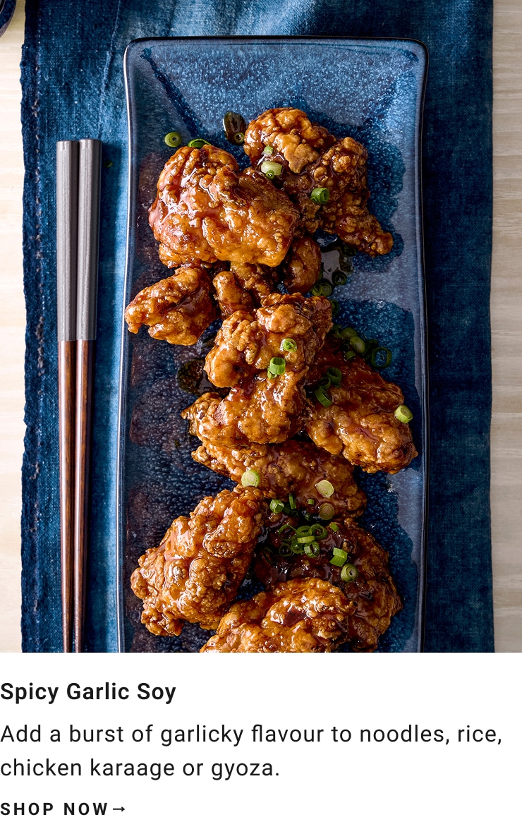 Spicy Garlic Soy