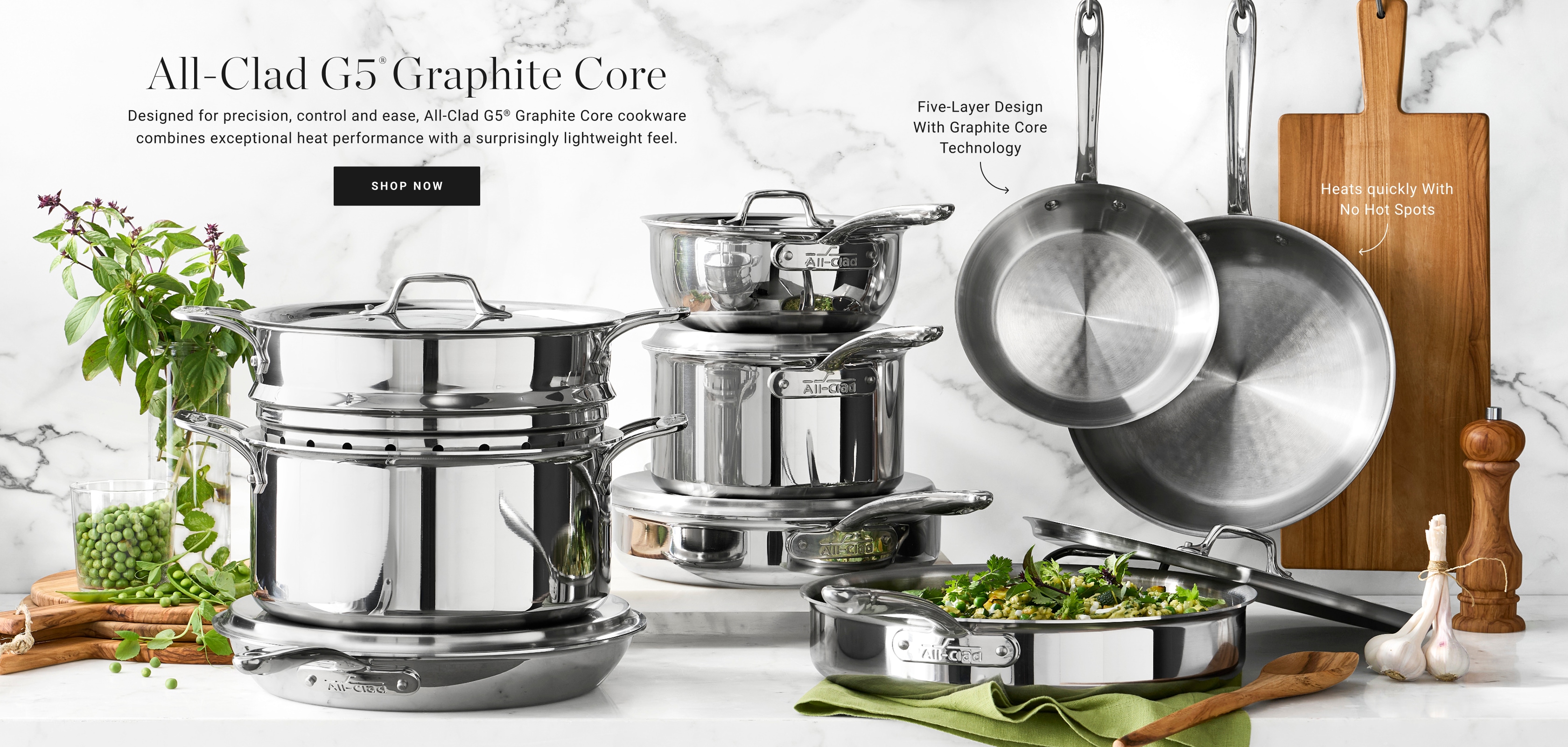 Shop All-Clad G5 Graphite Core Cookware
