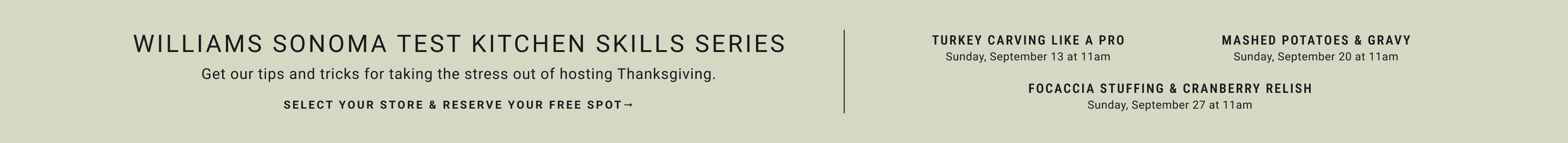 Williams Sonoma Test Kitchen Skill Series