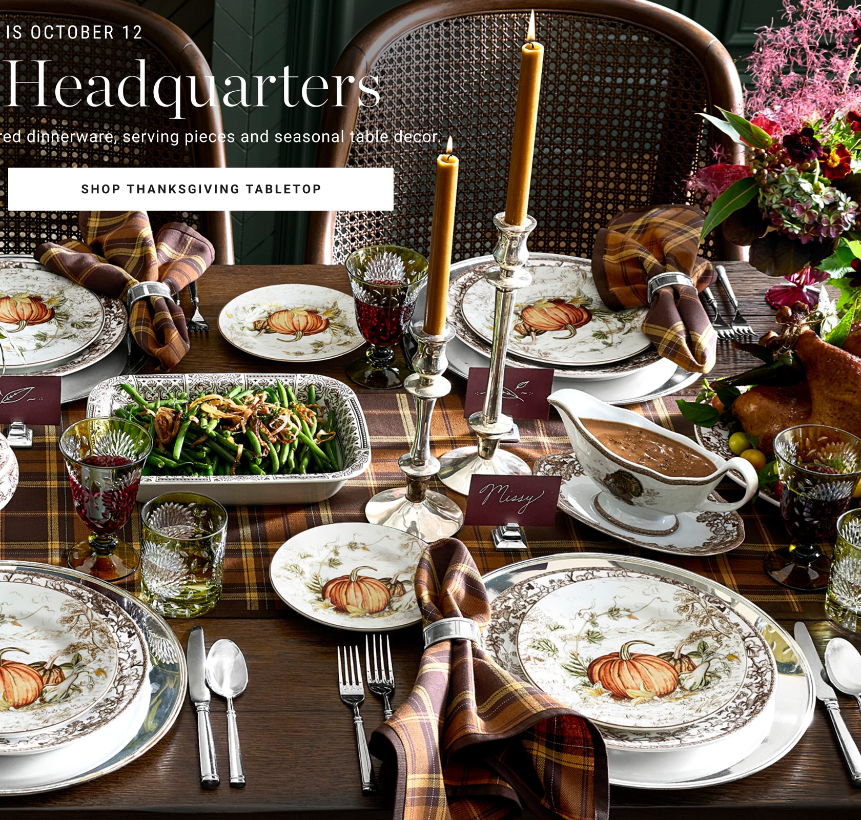 Shop Thanksgiving Tabletop