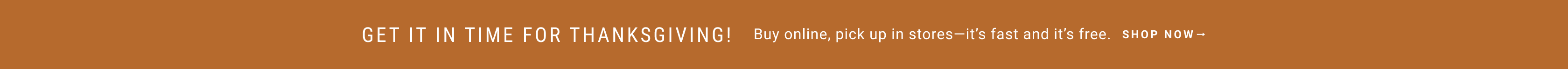Shop Thanksgiving
