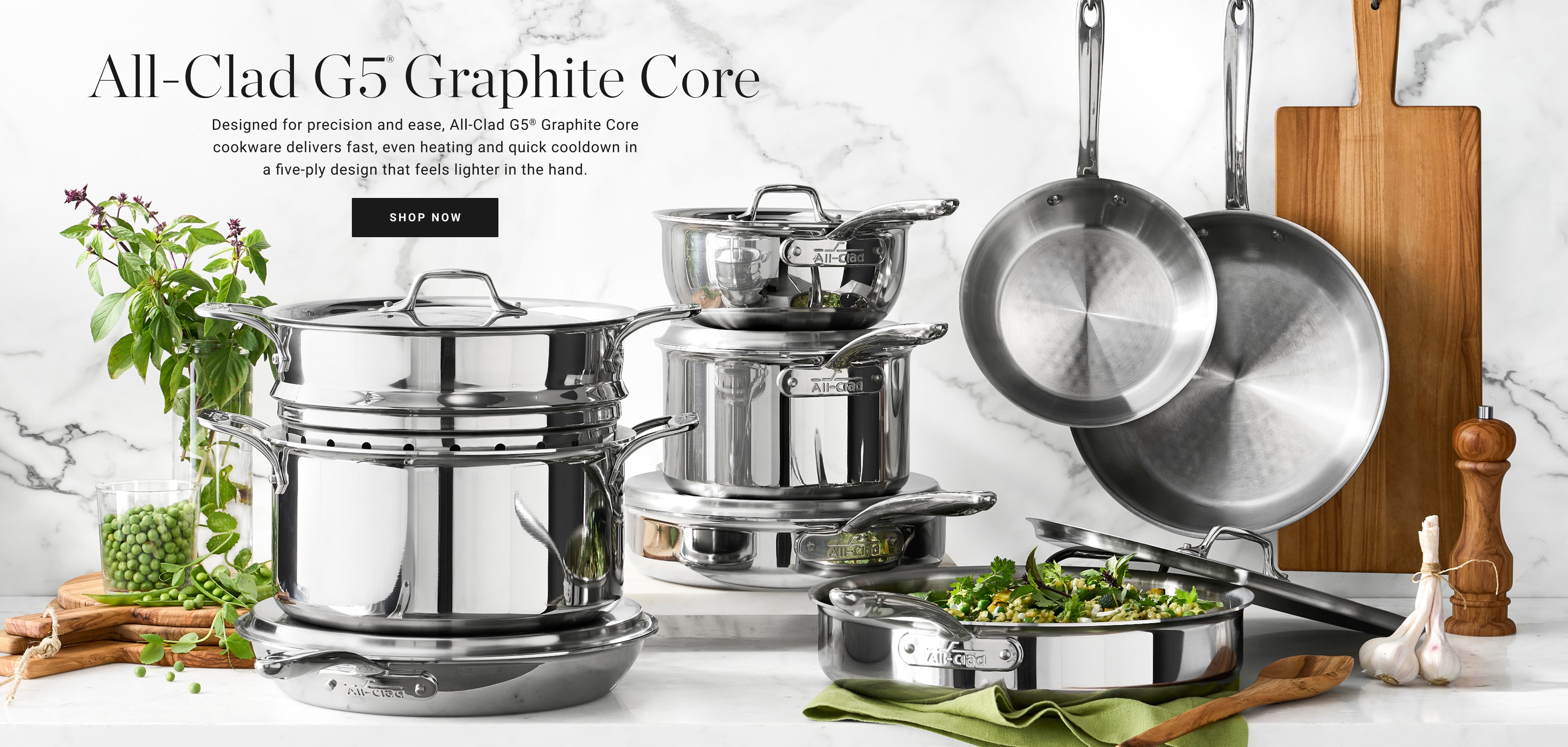 Shop All-Clad G5 Graphite Core Shop All-Clad G5 Graphite Core