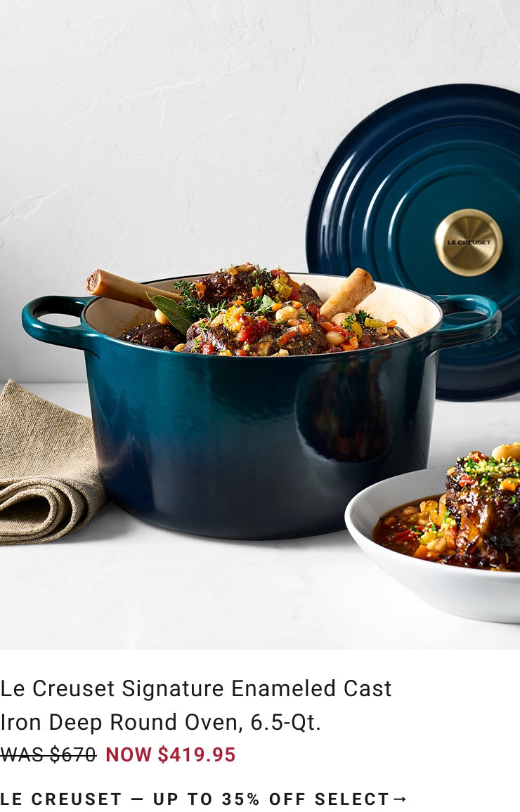 Le Creuset– Up to 35% Off Select Le Creuset– Up to 35% Off Select