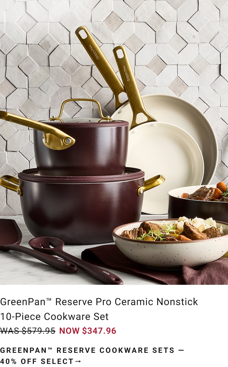 GreenPan™ Reserve Cookware Sets - 40% Off