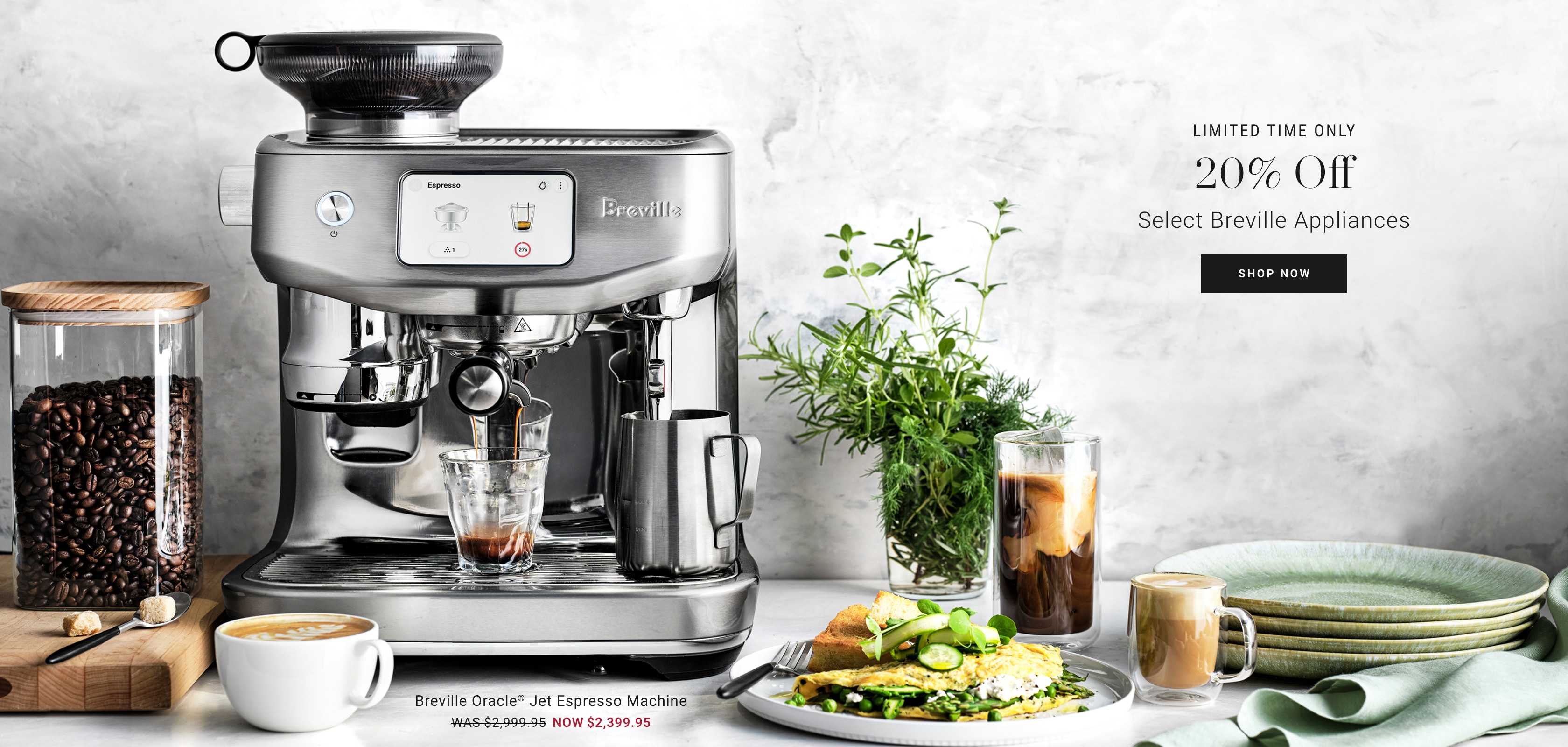 20% Off Select Breville Appliances