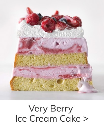 Very Berry Ice Cream Cake >