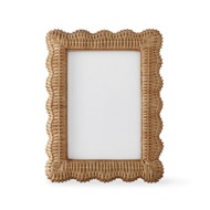 AERIN Wicker Scalloped Gallery Frame