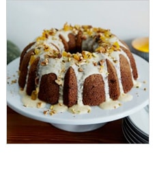 Charoset Bundt Cake with Crème Fraîche Glaze > Charoset Bundt Cake with Crème Fraîche Glaze >
