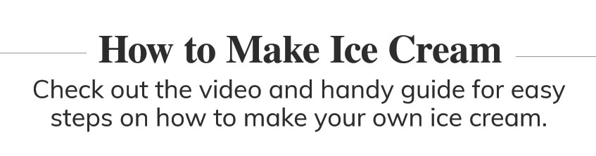 How to Make Ice Cream