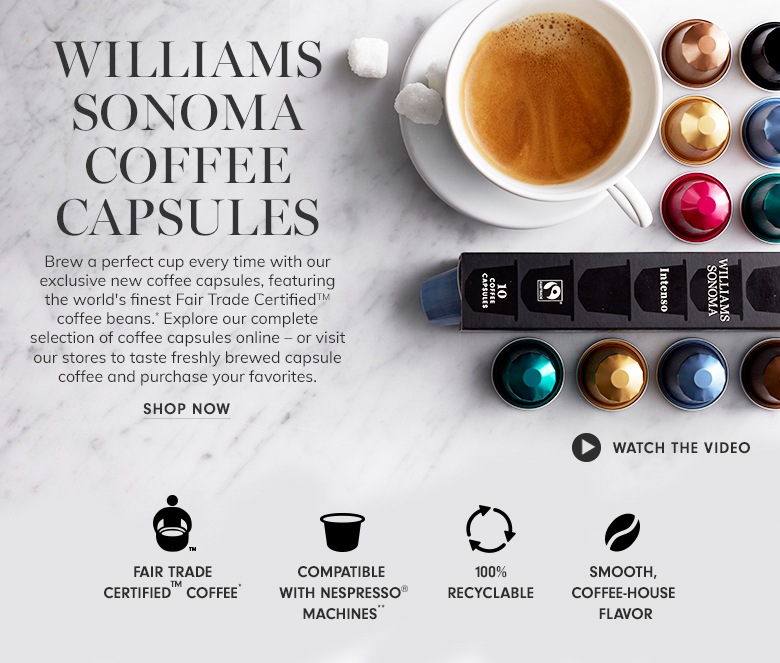 Williams Sonoma Coffee Capsules Williams Sonoma Coffee Capsules