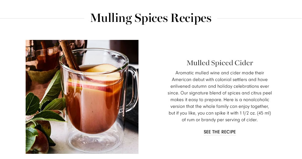 Williams Sonoma Instant Mulling Spices Mulled Wine Williams Sonoma