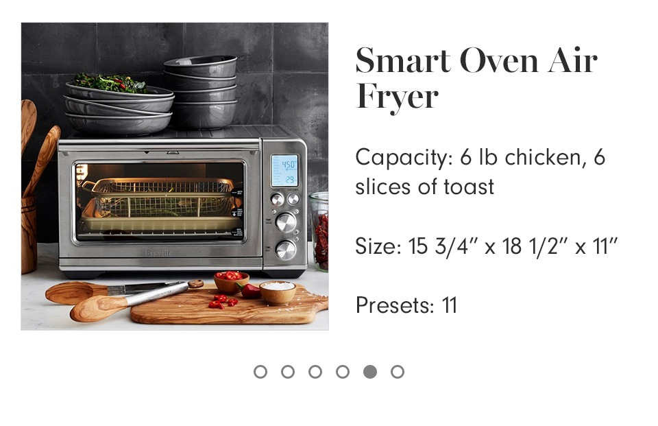 Breville Smart Convection Toaster Oven Air Williams Sonoma
