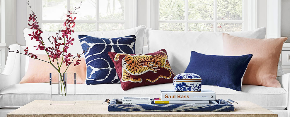 William sonoma shop pillows