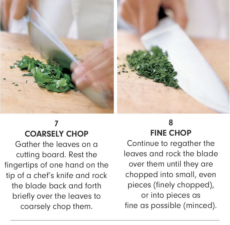 Coarsely Chop & Fine Chop