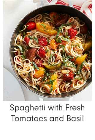 Spaghetti with Fresh Tomatoes and Basil