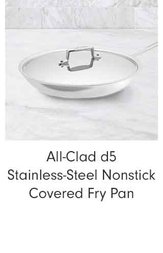 All-Clad d5 Stainless-Steel Nonstick Covered Fry Pan