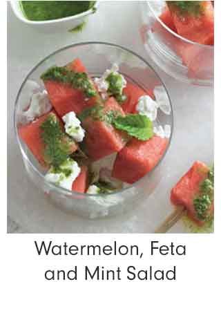 Watermelon, Feta and Mint Salad