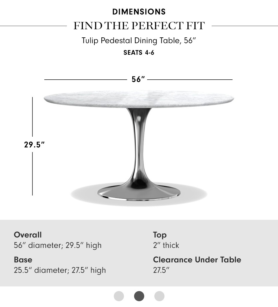 Tulip Pedestal Dining Table Williams Sonoma