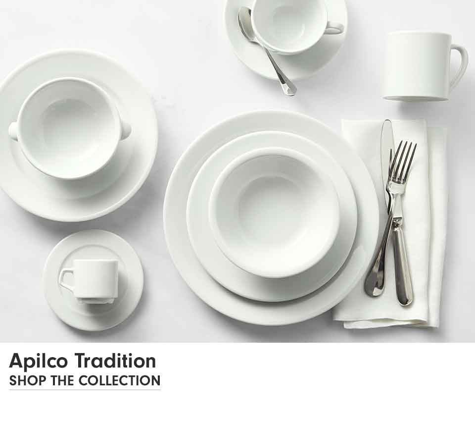 white tableware