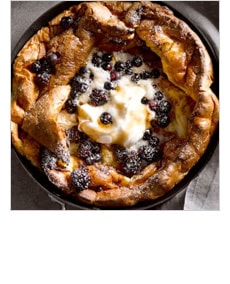Dutch Baby with Fresh Berries >