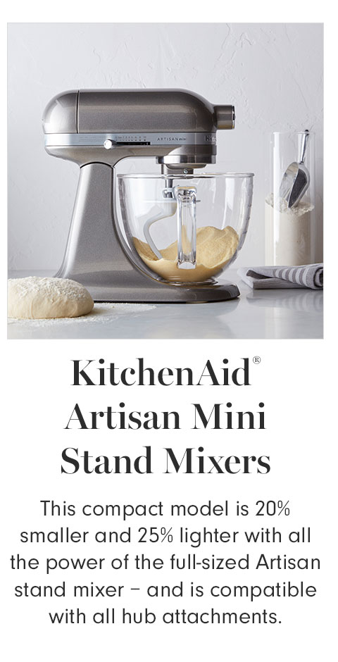Kitchenaid Artisan Mini Stand Mixer With Flex Edge Beater 3 Qt Williams Sonoma