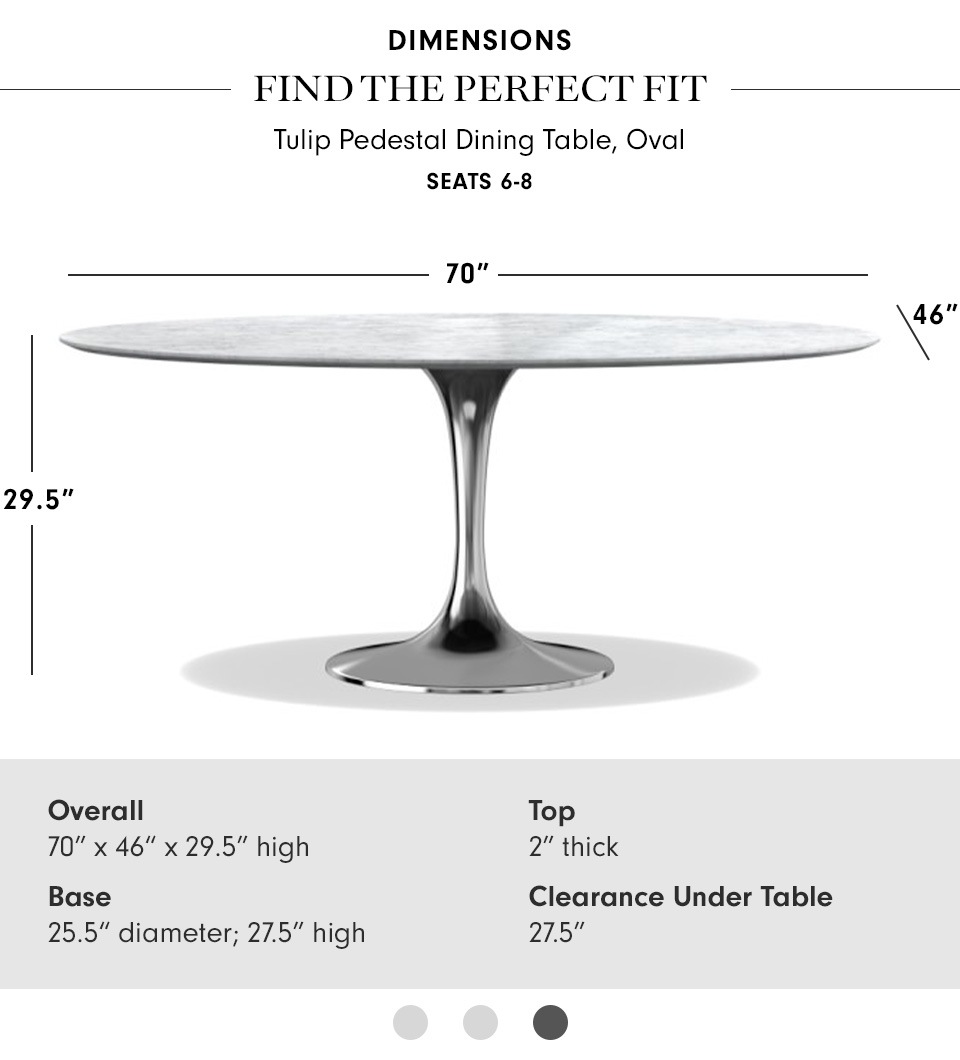 Tulip Pedestal Dining Table Williams Sonoma