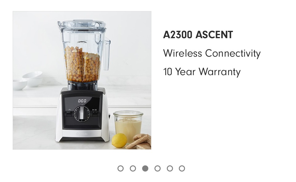 Vitamix A3500 Ascent White Blender Ultimate Set Williams Sonoma