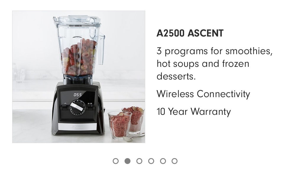 Vitamix A3500 Ascent White Blender Ultimate Set Williams Sonoma