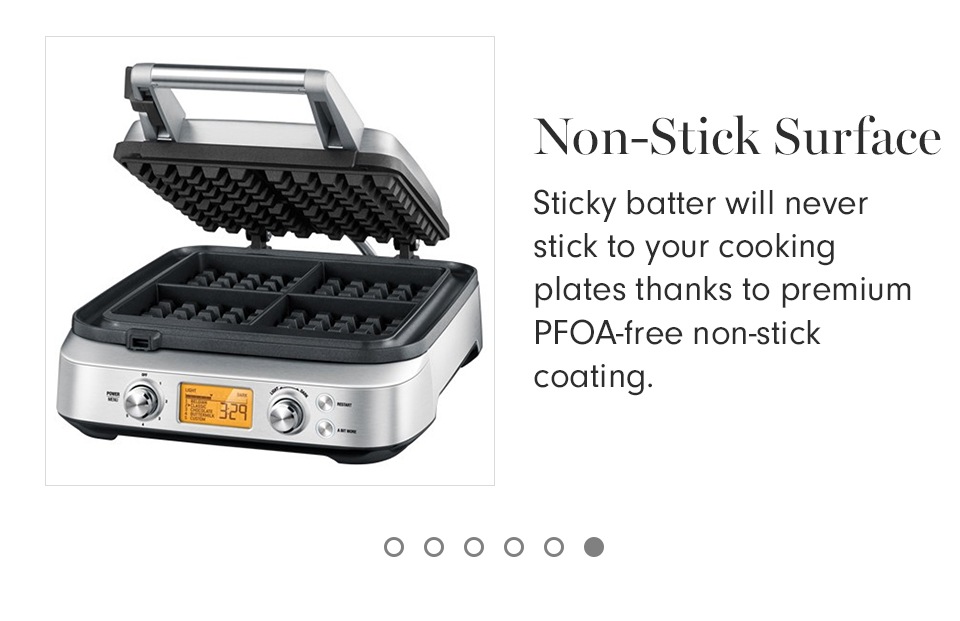 Breville Smart Waffle Pro Waffle Iron Williams Sonoma