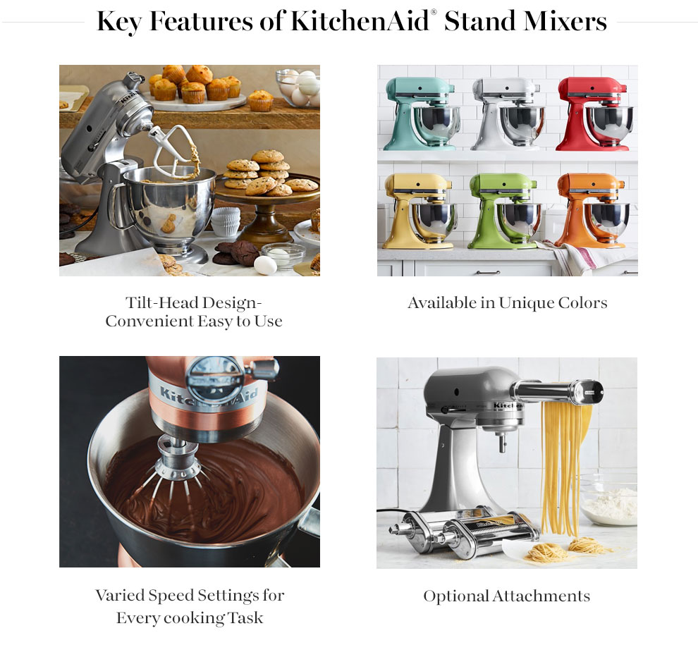 KitchenAid® Metallic Series 5Qt. Stand Mixer Williams Sonoma