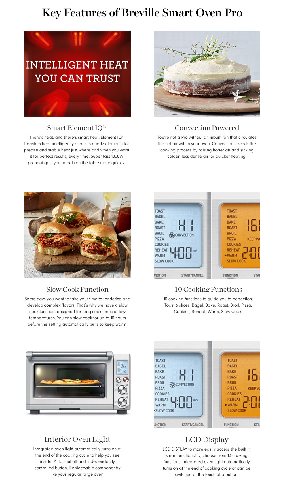 Breville Smart Convection Toaster Oven Pro with Light Williams Sonoma