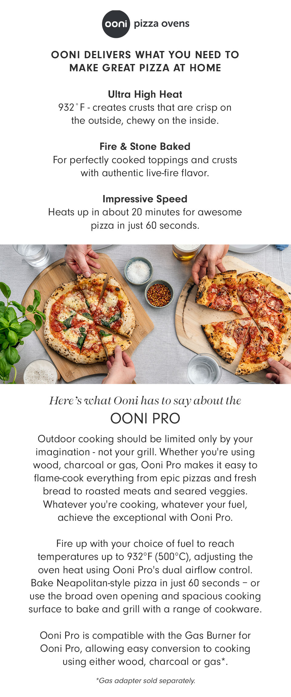 outdoor cooking range on Ooni Pro Outdoor Pizza Oven Williams Sonoma