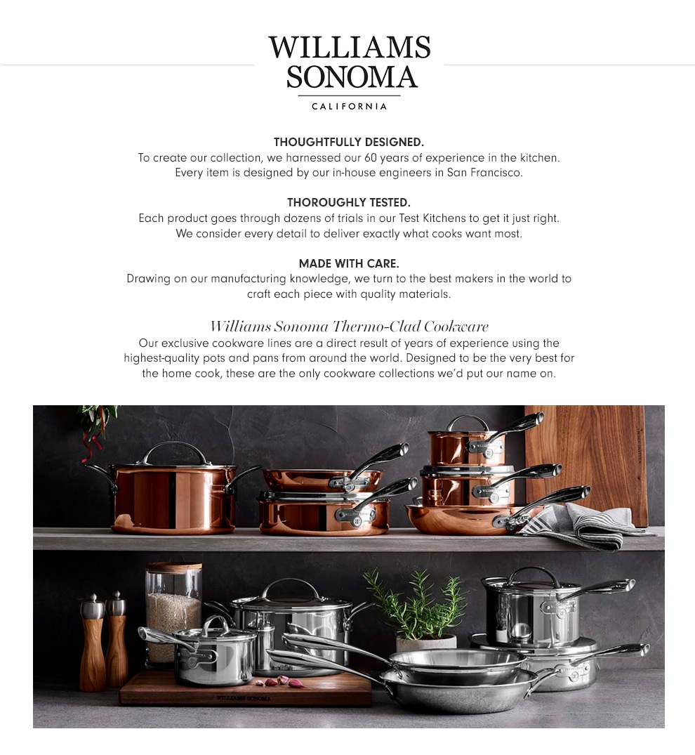 Williams Sonoma Signature ThermoClad™ Steam & Braise Dutch Oven