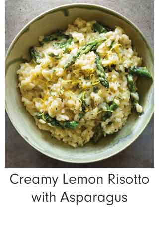 Creamy Lemon Risotto with Asparagus