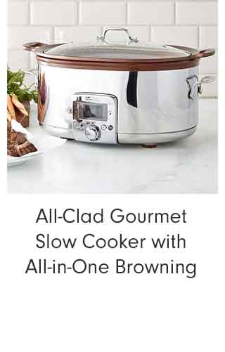 All-Clad Gourmet Slow Cooker with All-in-One Browning