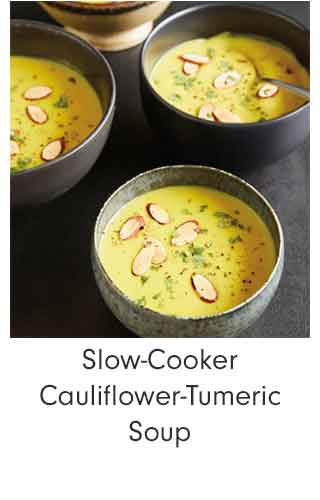 Slow-Cooker Cauliflower-Turmeric Soup