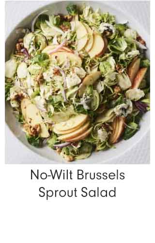 No-Wilt Brussels Sprout Salad