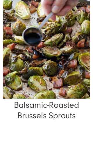 Balsamic-Roasted Brussels Sprouts