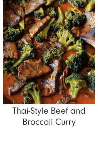 Thai-Style Beef and Broccoli Curry