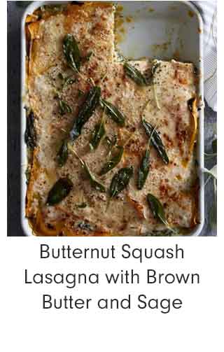 Butternut Squash Lasagna with Brown Butter and Sage