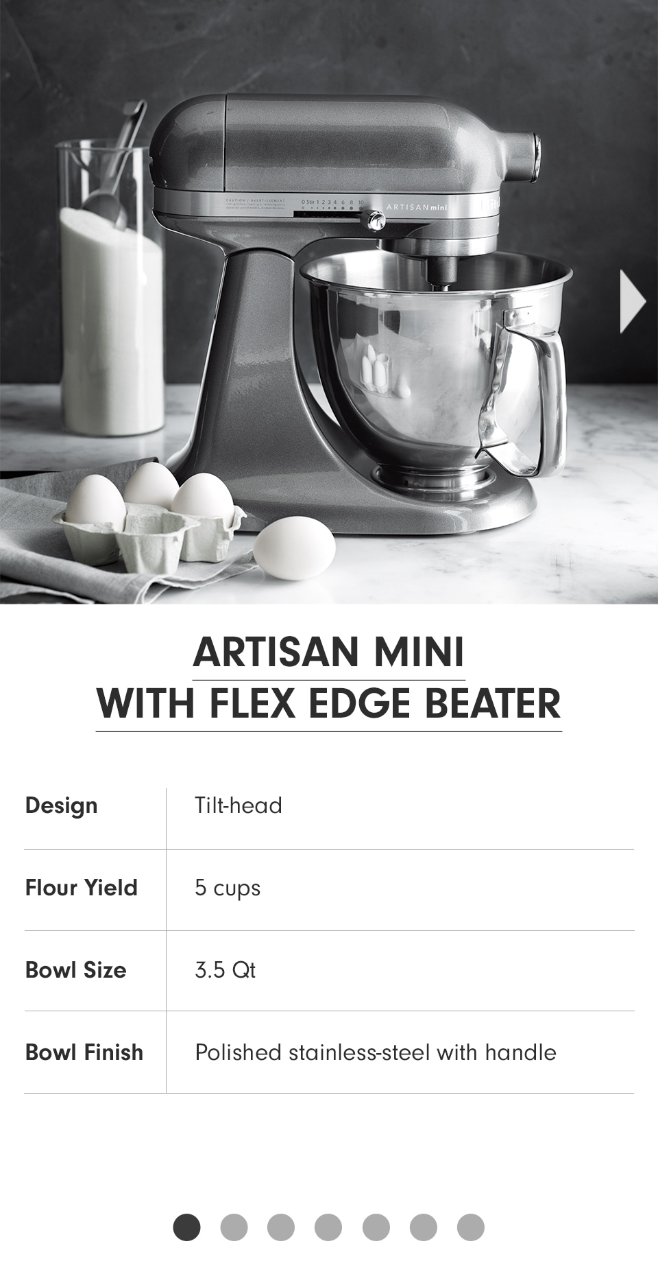 Williams-Sonoma - Fall 4 Catalog - KitchenAid Artisan Mini Stand Mixer with  Flex Edge Beater, Copper