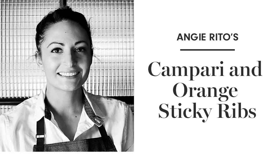 Angie Rito's Campari & Orange Sticky Ribs