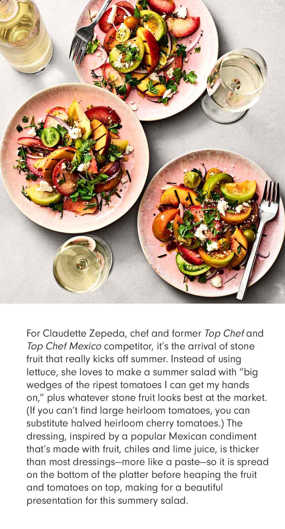 Claudette Zepeda's Summer Salad with Chamoy Dressing