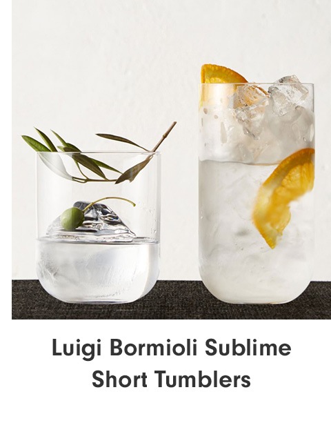 Luigi Bormioli Sublime Short Tumblers